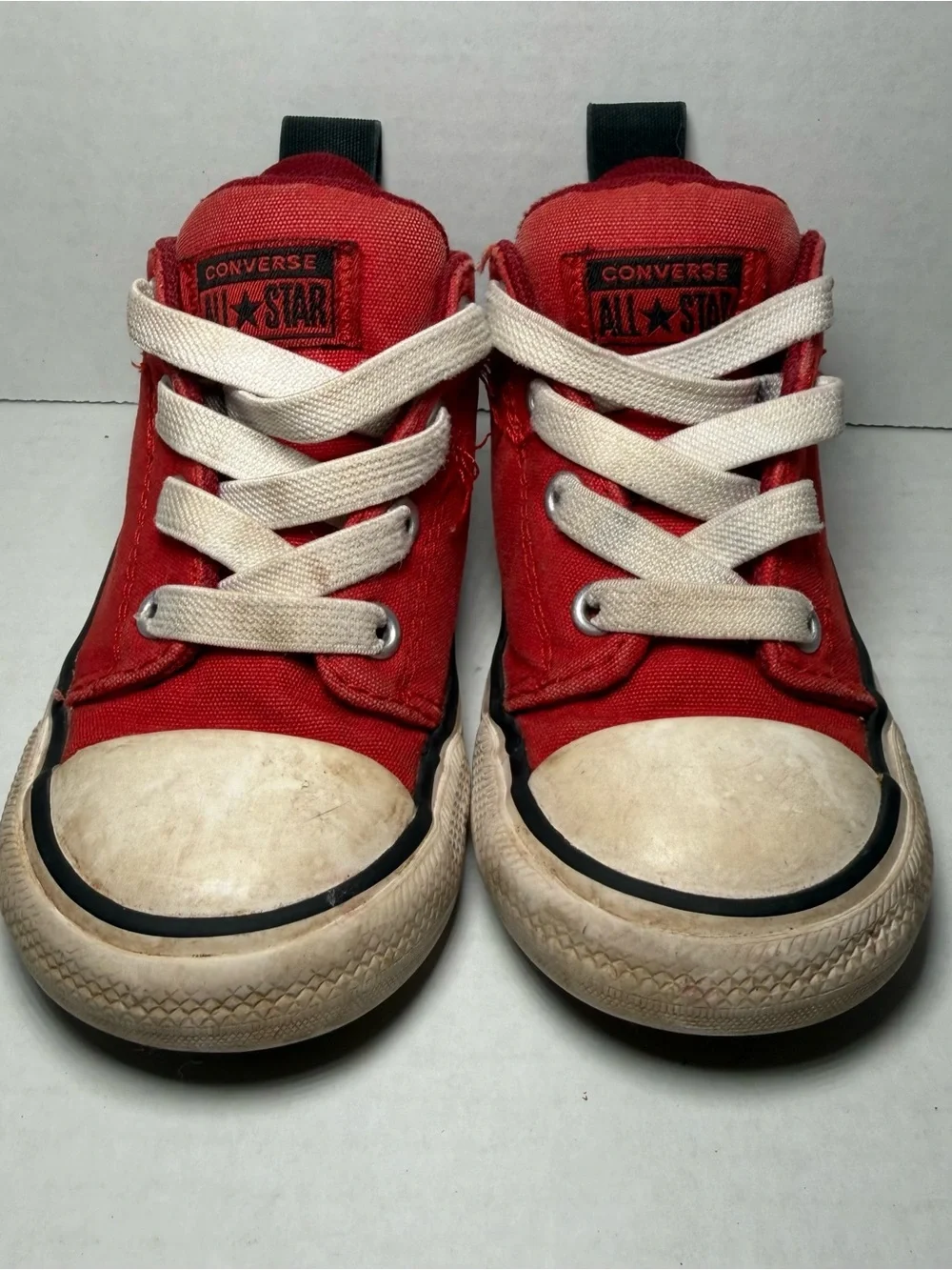 Converse Toddler Red All Star High Top Sneakers Size 6